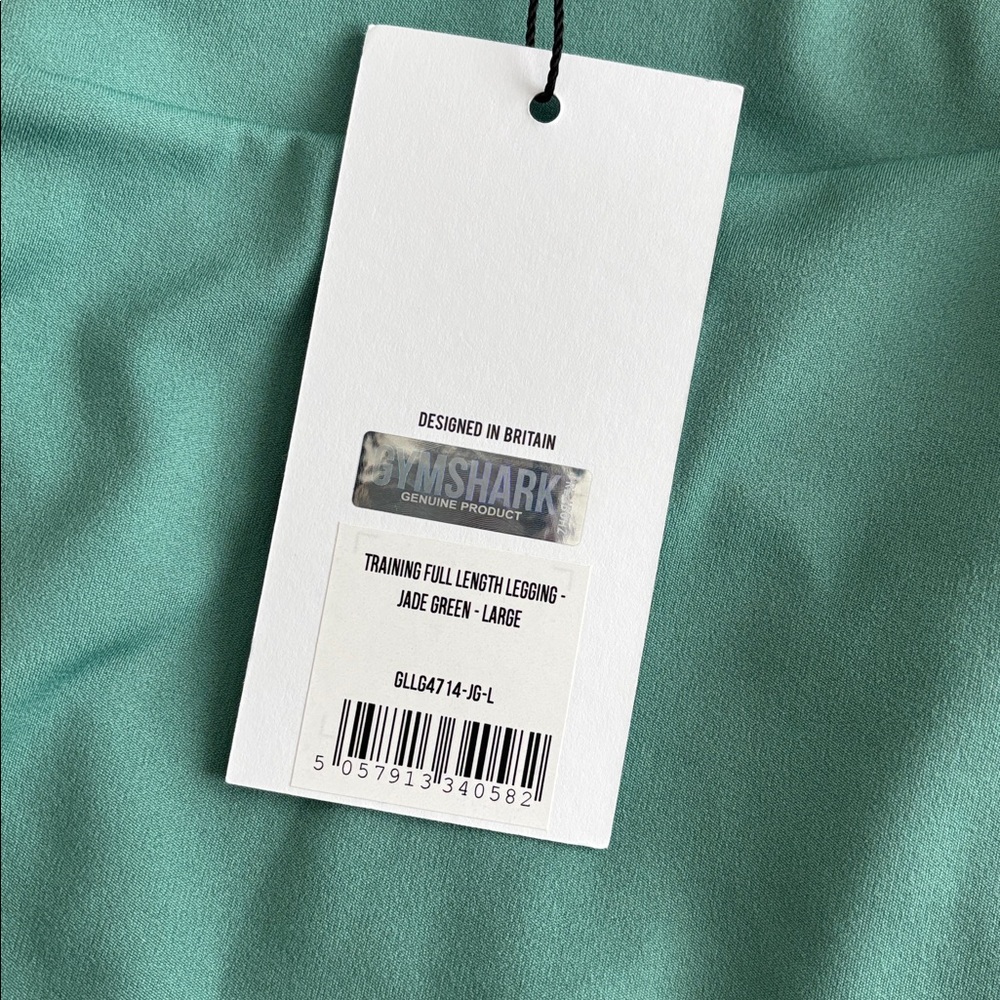 Gymshark Jade Green Training Full Length Leggings - Picture 2 of 3